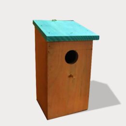 Wooden bird house,nest and cage size 12x 12x 23cm 06-0008 www.petproduct.com.cn