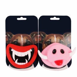 Squeak Chewing Funny Teeth Pig Nose Joke Prank Custom Vinyl Toy Pet Teething Toys For Halloween Toy www.petproduct.com.cn