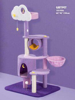 Производство OEM серия мечта фантазия кошка лазалка туманность кошачий домик кошачье дерево рай 105-226 www.petproduct.com.cn