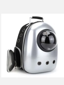 Star Silver Upgraded Side Opening Pet Cat Backpack 103-45012 www.petproduct.com.cn