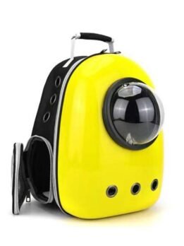 Yellow upgraded side opening cat backpack 103-45013 www.petproduct.com.cn