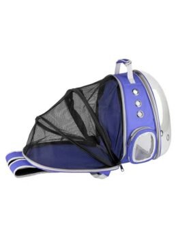 Purple Transparent Pet Bag Space Capsule Pet Backpack 103-45067 www.petproduct.com.cn