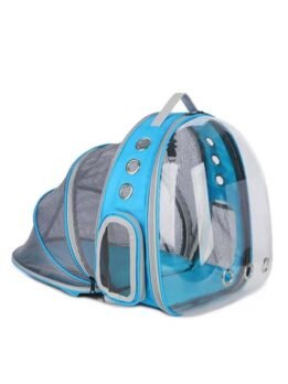 Cyan transparent pet bag space capsule pet backpack 103-45070 www.petproduct.com.cn