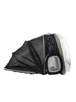 Black Transparent Pet Bag Space Capsule Pet Backpack 103-45072 www.petproduct.com.cn