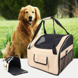 Dog Carrier Pet Travel Bag 600D Oxford Size S And M 06-0020 Dog Bag & Mat 600D Oxford