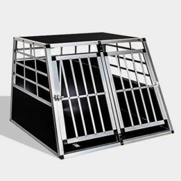 Aluminum Large Double Door Dog cage 65a 06-0773 www.petproduct.com.cn
