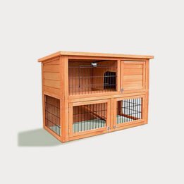 Wooden Rabbit Cage Fir Wood Rabbit Cage House 92x 45x 80cm 06-0787 Wood Rabbit Cage & Rabbit House fir wood wood rabbit cage indoor rabbit cage wood