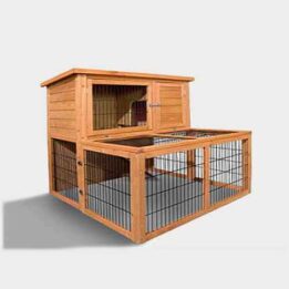 Wooden Rabbit House Rabbit Cage Size 100cm 06-0793 Wood Rabbit Cage & Rabbit House fir wood wood rabbit cage indoor rabbit cage wood
