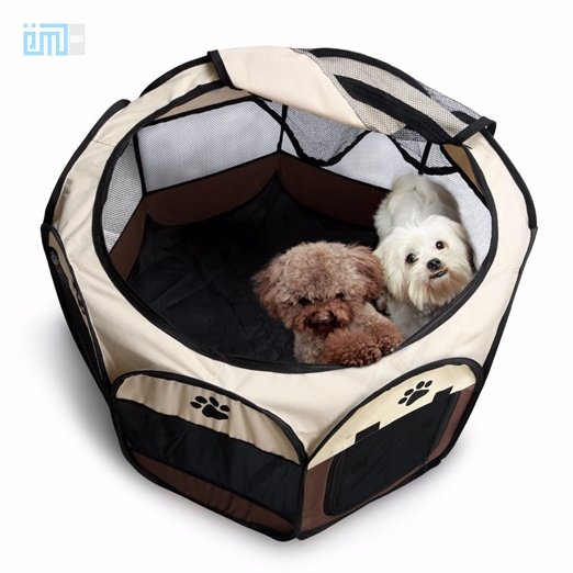 Foldable Portable Soft Sided 600D Oxford Cloth Indoor and Outdoor Dog Cat Playpen Pet Playpen with 8 Panels 06-0237 Dog Playpen: Pet Playpen Products, Dog Goods Pet playpen 8 panel foldable oxford cloth size 74x 74x 43cm