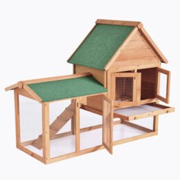 Big Wooden Rabbit House Hutch Cage Sale For Pets 06-0034 Wood Rabbit Cage & Rabbit House 06-0034