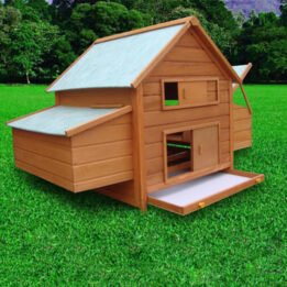 Wooden pet house Double Layer Chicken Cages Large Hen House www.petproduct.com.cn
