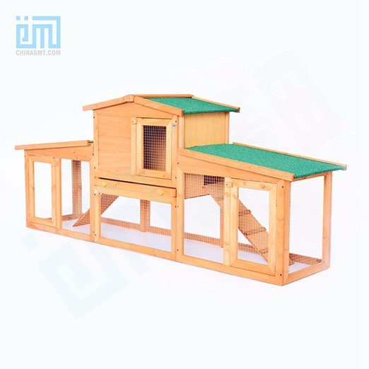 GMT60005 China Pet Factory Hot Sale Luxury Outdoor Wooden Green Paint Cheap Big Rabbit Cage Chicken Cages & Hen House pet cage