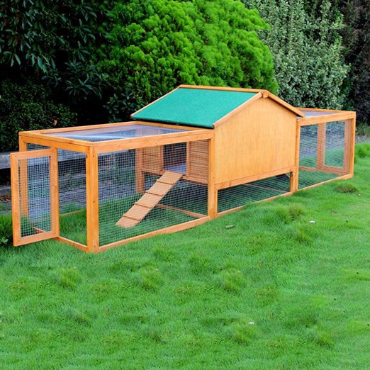 Double Decker Wooden Rabbit Cage Farming Low Cost Pet House Chicken Cages & Hen House pet cage