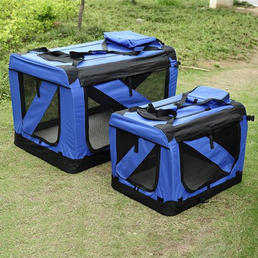 Blue Large Dog Travel Bag Waterproof Oxford Cloth Pet Carrier Bag Dog Bag & Mat: Pet Products, Dog Goods Dog bag