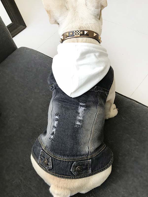 Denim fabric pet dog clothes 06-0208 Denim fabric pet dog clothes 06-0208