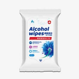 50pcs 75% Disinfectant Wet Wipes Alcohol 76% Custom Alcohol Wipe 06-1444-2 www.petproduct.com.cn