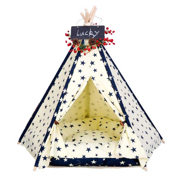 Dog Pet Tent: Pet Tent Best Selling Durable Washable Portable Stylish Canvas Bed 06-0938 Pet Products Factory, OEM Manufacturer, Supplier, Agent www.petproduct.com.cn Pet tent 06-0938