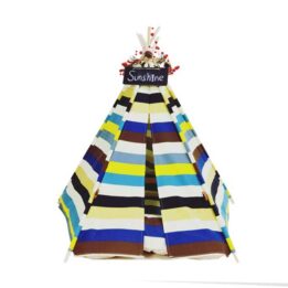 Dog Cat Teepee: Luxury Foldable Cotton Fabric Tent For Pets 06-0940 www.petproduct.com.cn
