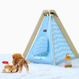 Animal Dog House Tent: OEM 100%Cotton Canvas Dog Cat Portable Washable Waterproof Small 06-0953 www.petproduct.com.cn