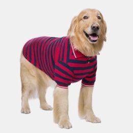 Pet Clothes Thin Striped POLO Shirt Two-legged Summer Clothes 06-1011-1 www.petproduct.com.cn