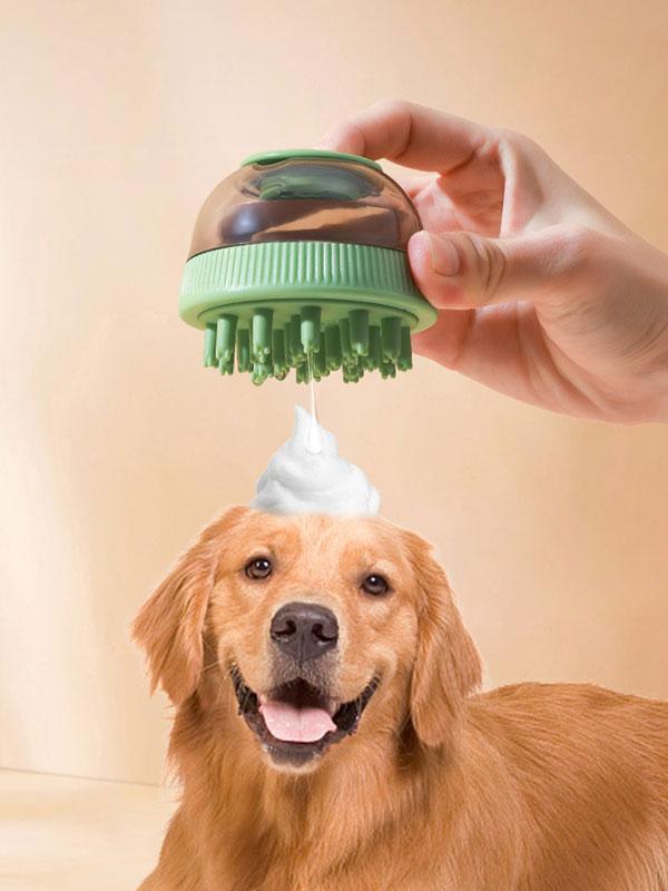 Wholesale OEM Multi-functional UFO Styling pet bath Brush 124-235005 Pet Products Factory, OEM Manufacturer, Supplier, Agent www.petproduct.com.cn Wholesale OEM Multi-functional UFO Styling pet cat dog bath Brush