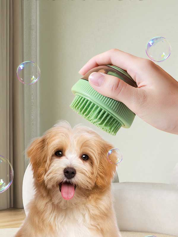 Wholesale OEM Multi-functional UFO Styling pet bath Brush 124-235005 Pet Products Factory, OEM Manufacturer, Supplier, Agent www.petproduct.com.cn Wholesale OEM Multi-functional UFO Styling pet cat dog bath Brush