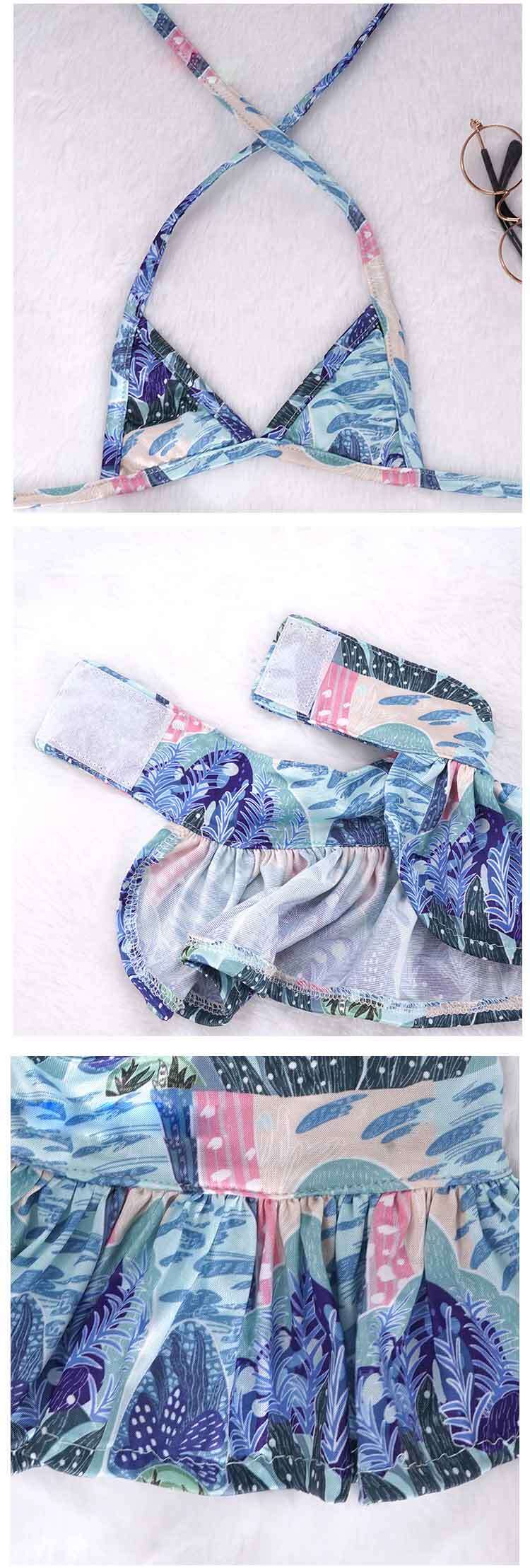 Wholesale pet clothes dog bikini set swimwear dog clothing pet swimsuit Wholesale pet clothes dog bikini set swimwear dog clothing pet swimsuit