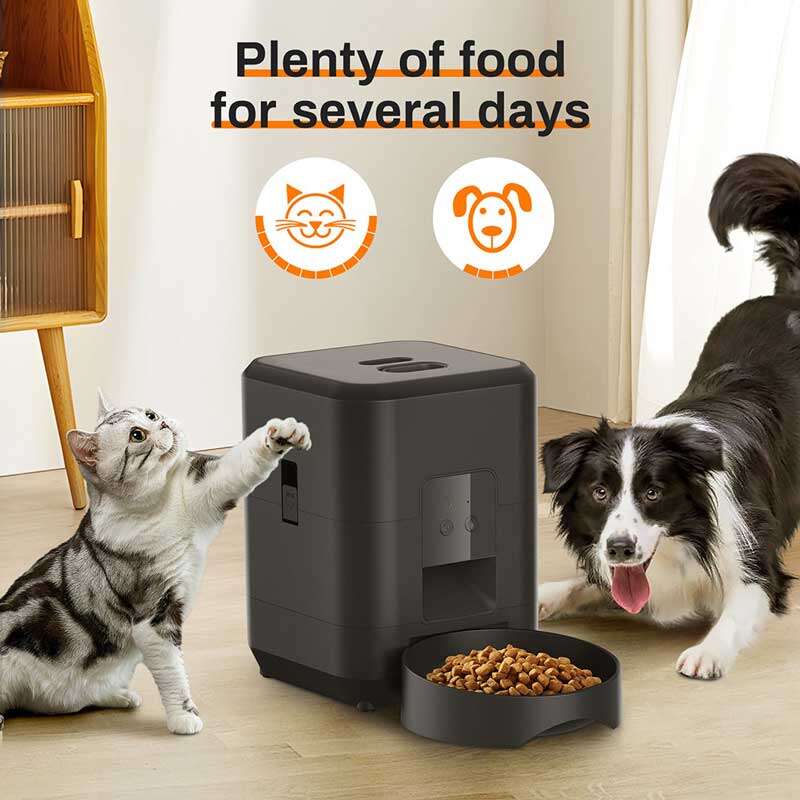 Wholeasle Amazon food feeder double meal feeder pet smart feeder