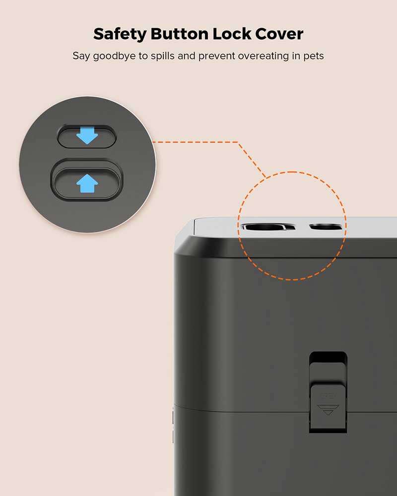 Wholeasle Amazon food feeder double meal feeder pet smart feeder